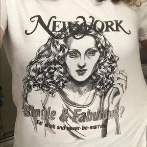 Carrie Bradshaw New Yorker Cover Tee